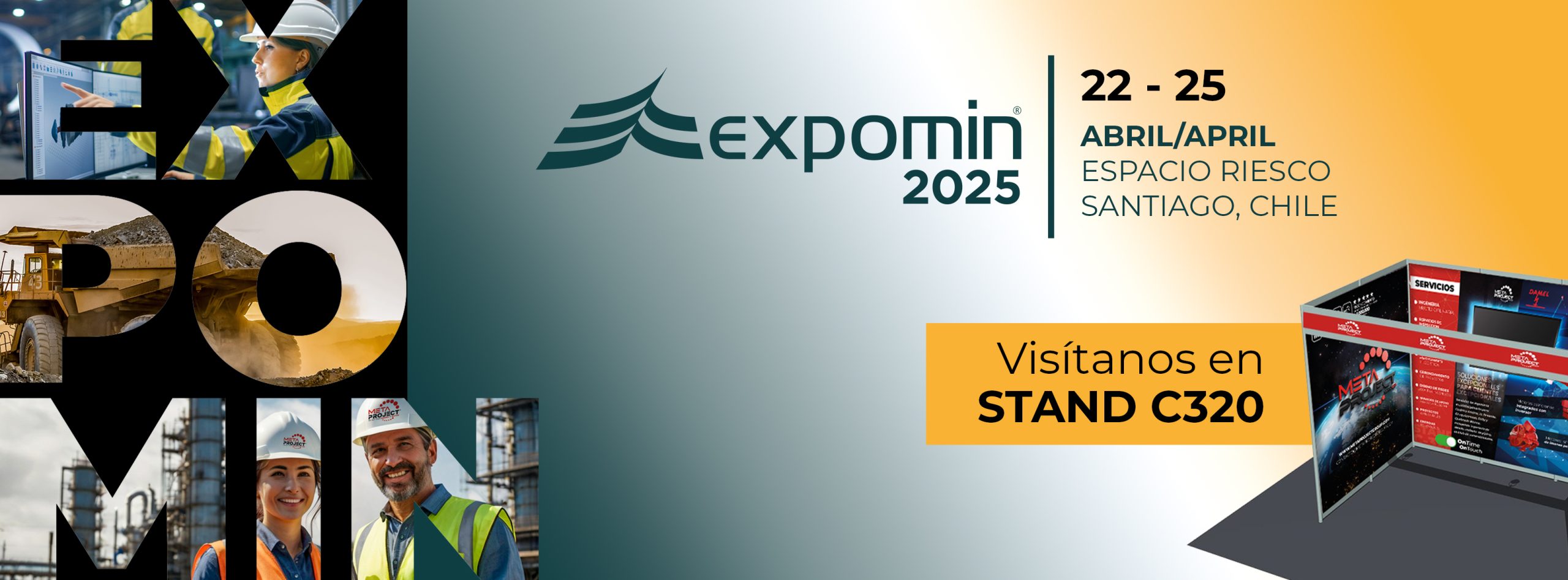 Metaproject Group muestra sus servicios de ingeniería en Expomin 2025