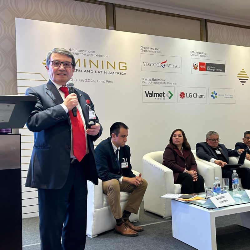 Manuel Viera expone en la inauguración del Congreso Internacional Minería Perú y América Latina 2025